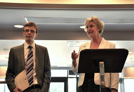 Luke Blaxland-Kay 2016 winner of the Rosalind Laker Prize for Creative Writing