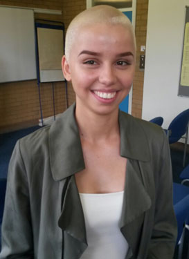 Unah Cader winner of the 2015 Rosalind Laker Award for Creative Writing